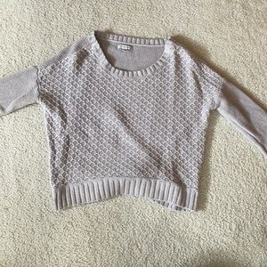 tan sweater